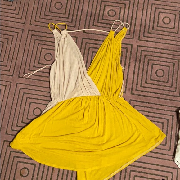 NWOT free people sleeveless colorblock top - Picture 6 of 8